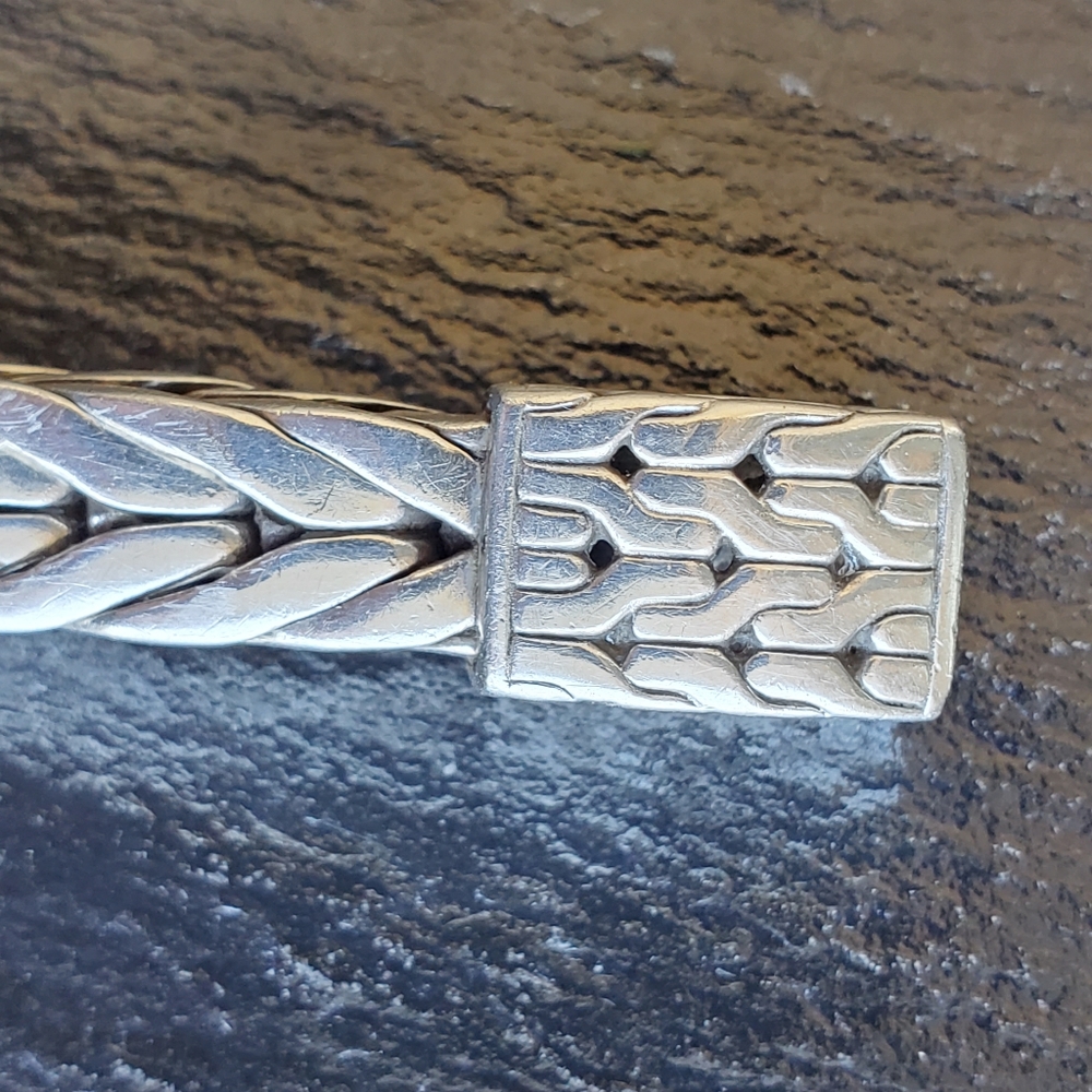 John Hardy SS & Black Sapphire Bracelet - Picture 14 of 15